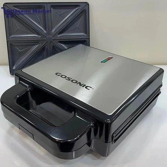 ساندویچ ساز گوسونیک مدل GSM-706 سه کاره با ۴ خانه فلزی