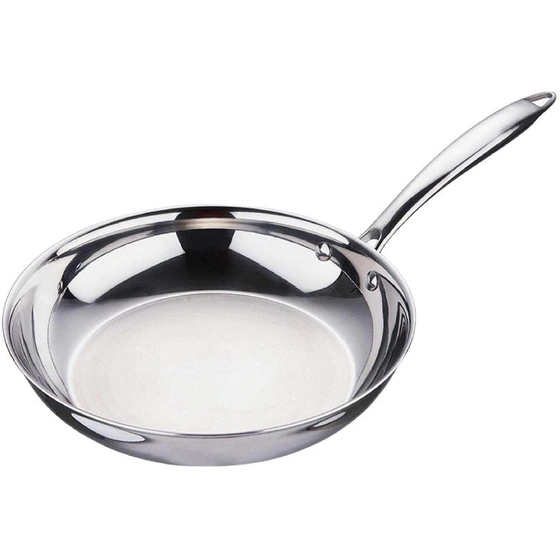 ماهیتابه عرشیا مدل SS160-3564 سایز ۲۲ سانتی‌متر سه لایه استیل