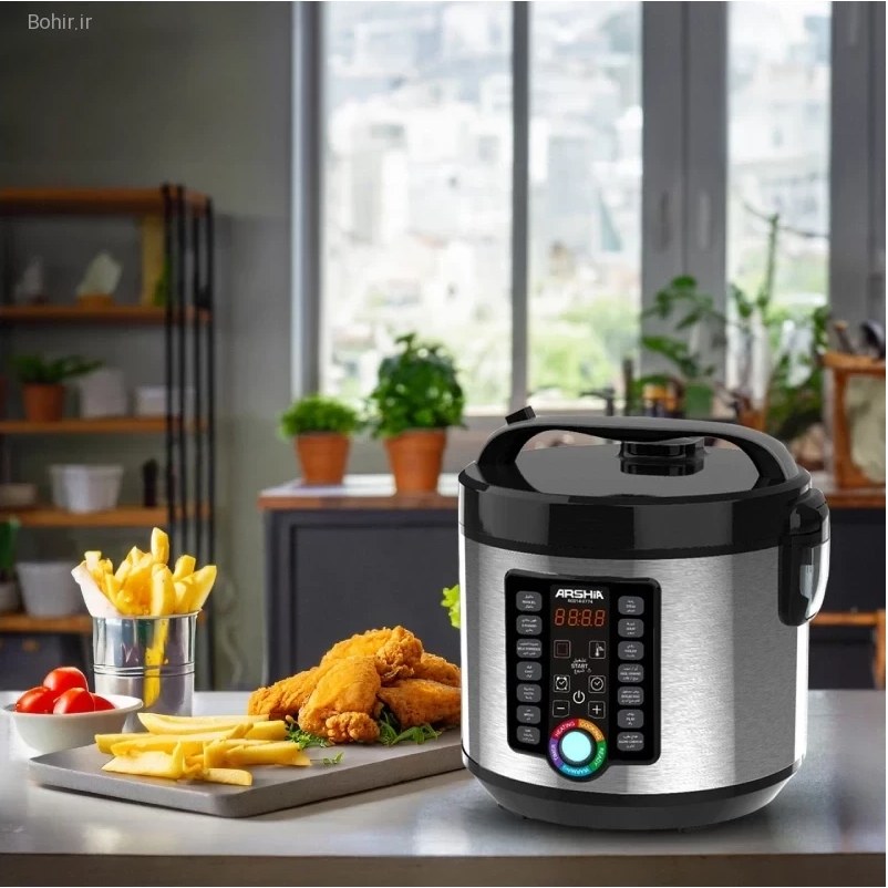 پلوپز چند کاره عرشیا مدل RC014-2774 ظرفیت ۵ لیتر