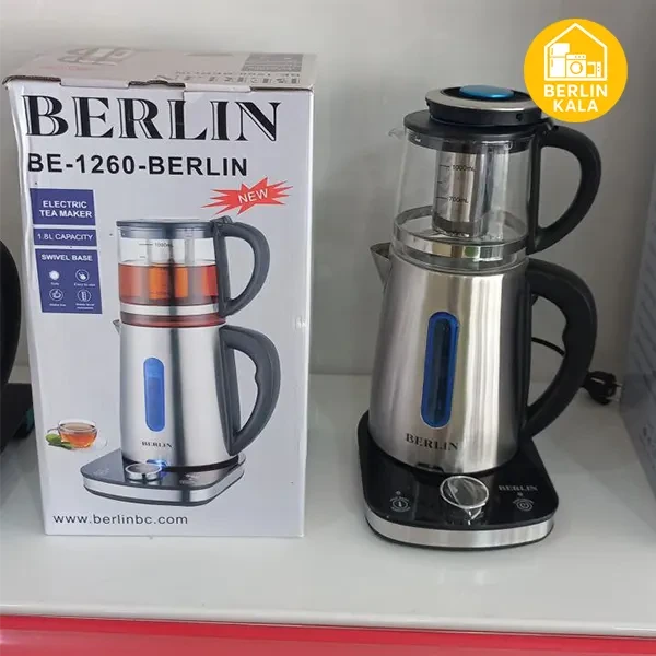 چای ساز برلین مدل BE1260 ظرفیت ۱.۸ لیتر
