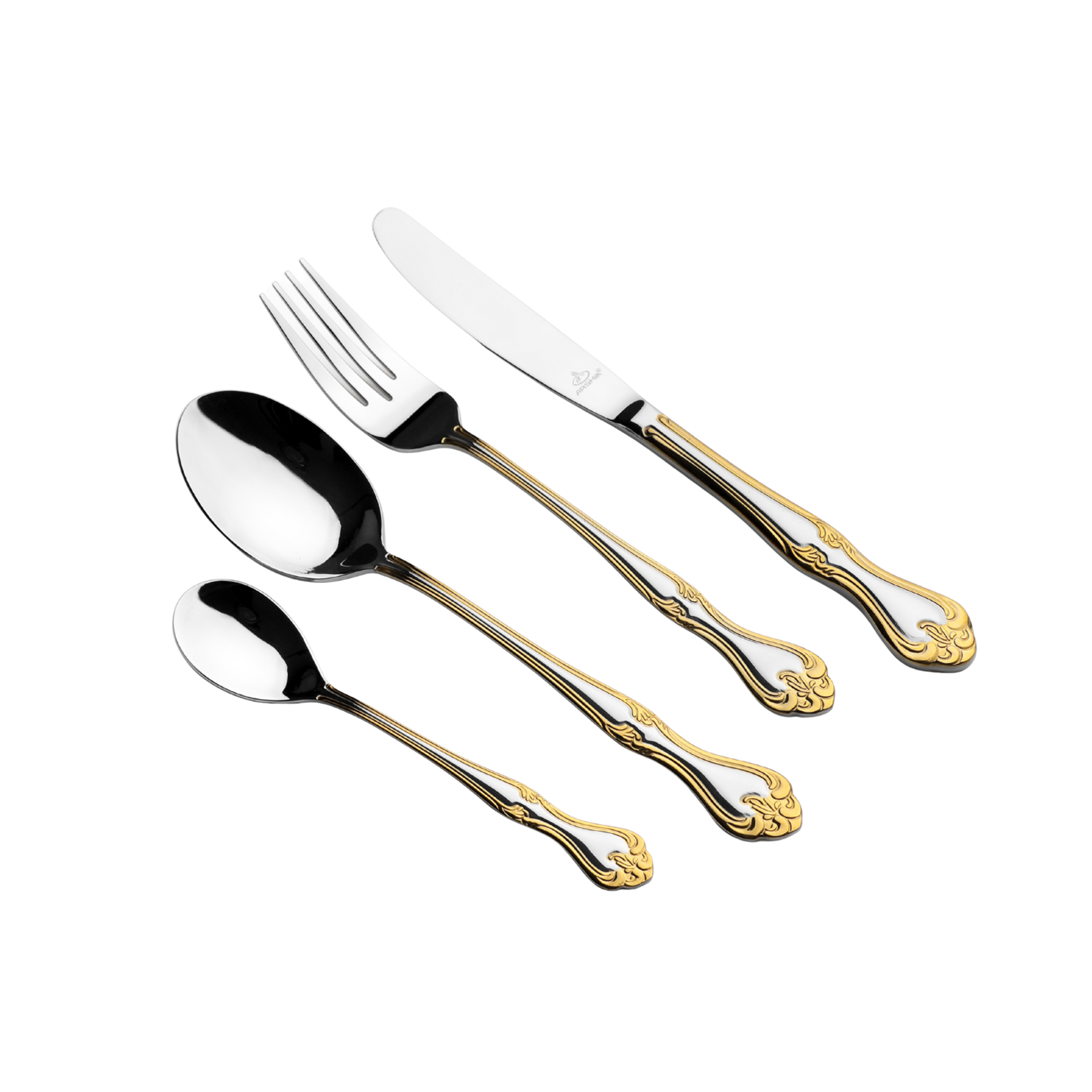 سرویس قاشق و چنگال 12نفره 48 تکه عرشیا مدلTM112G-3763