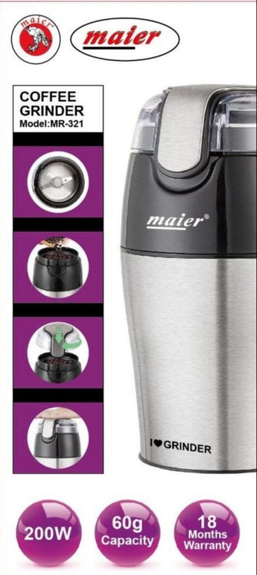 آسیاب قهوه مایر مدل MR-321 توان 200 وات