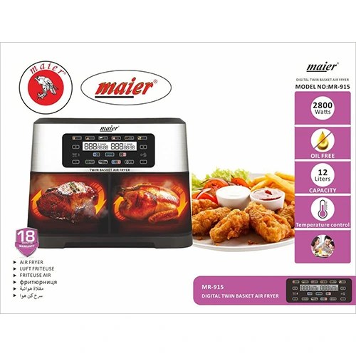 سرخ کن بدون روغن مایر مدل MR-915 ظرفیت ۱۲ لیتری